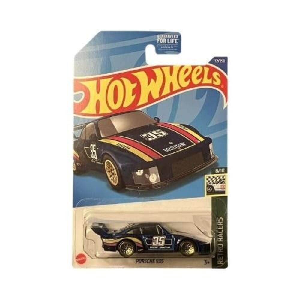 Hot Wheels Porsche 935 Blue Retro Racers Diecast Toy Car 1:64 123/250 8/10